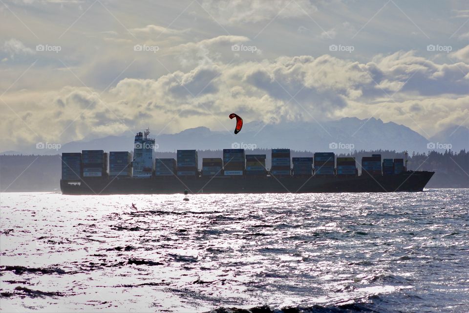 Paragliding in the Puget Sound