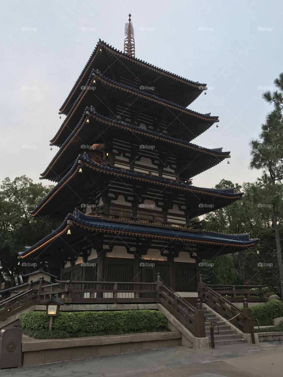 Epcot China Village Pagoda 