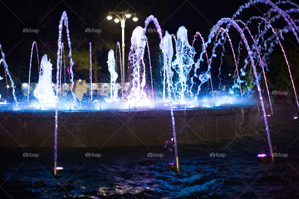 color fountain