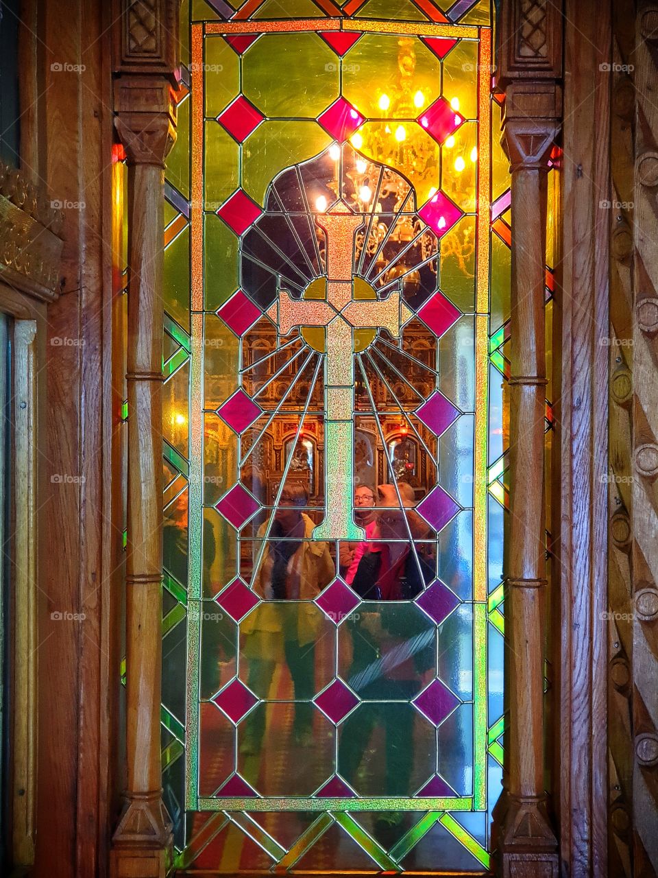 Stained glass  - Sinaia Monastery/Romania