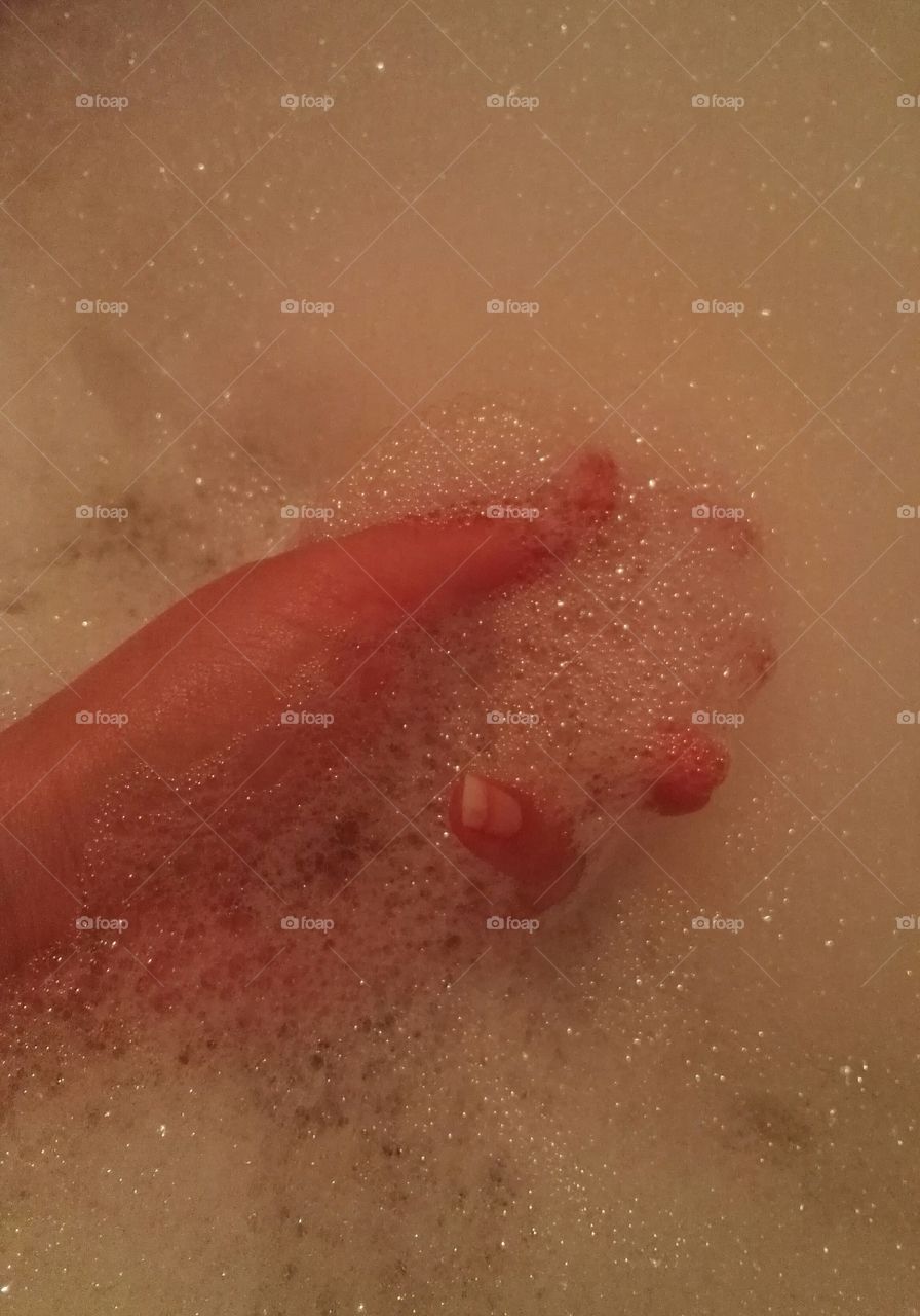 hand.in.a.bath foam