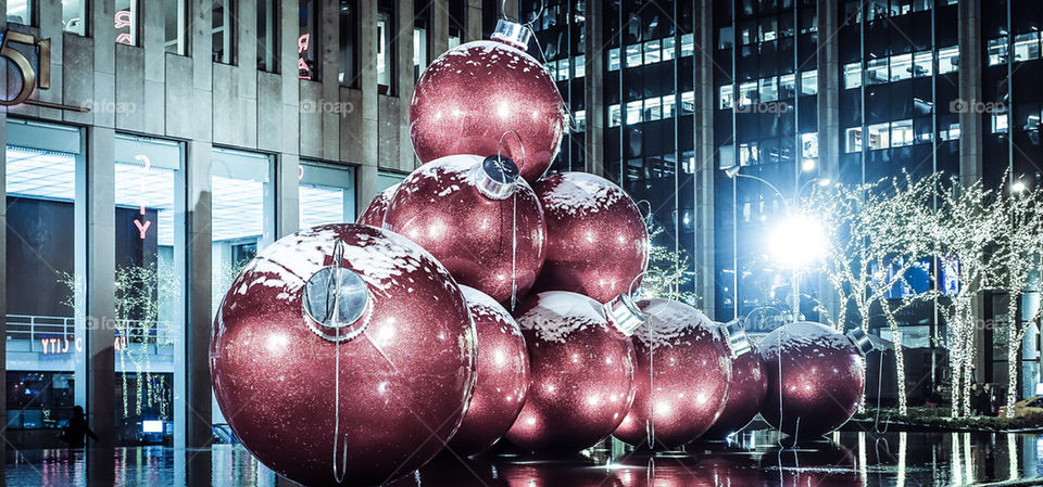 Rockefeller Christmas Balls