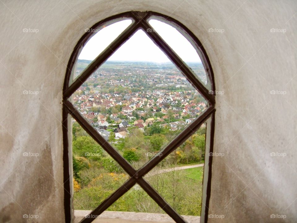 View from brick tower