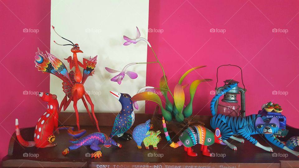 allebrijes mexico art work wooden fantasy animals handmade art