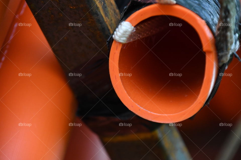 Orange tube