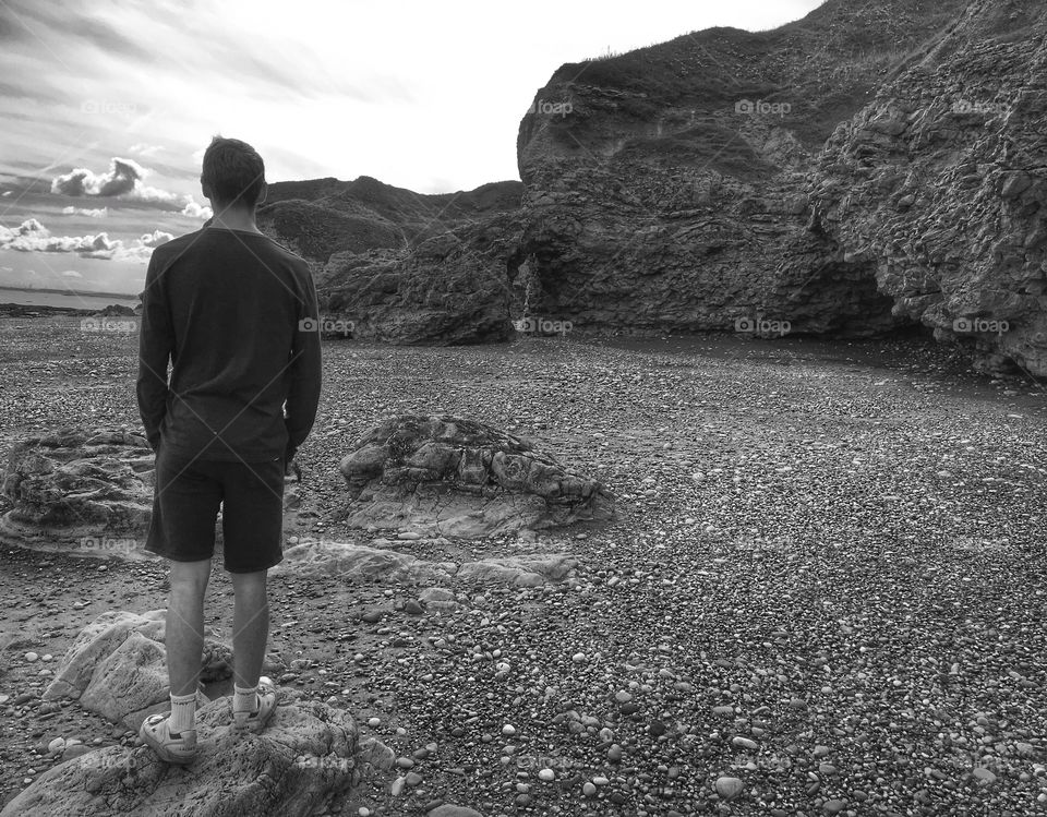 Erosion ... Blackhall Rocks ... Nature takes away 