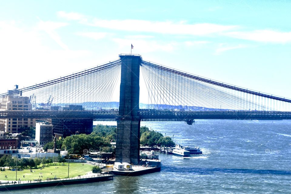 Bridge, Architecture, City, Water, Travel