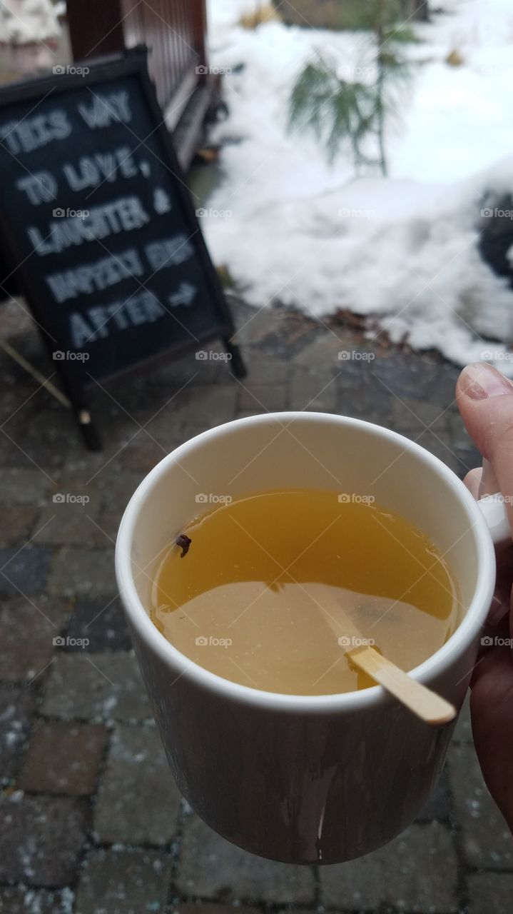 Winter Wedding Hot Toddy