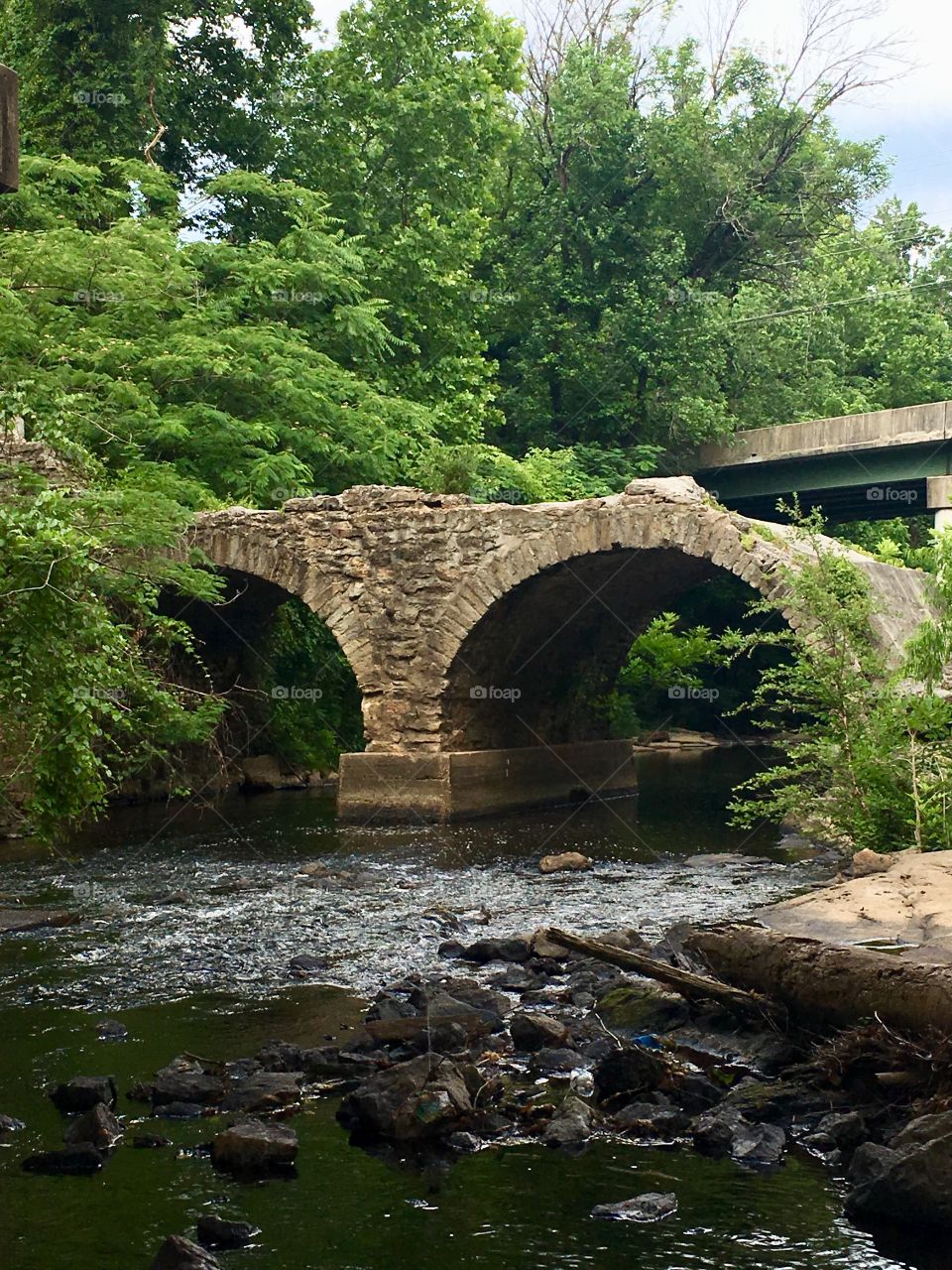 Historical bridge in Richmond Va