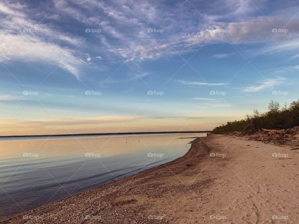 Deserted beach 