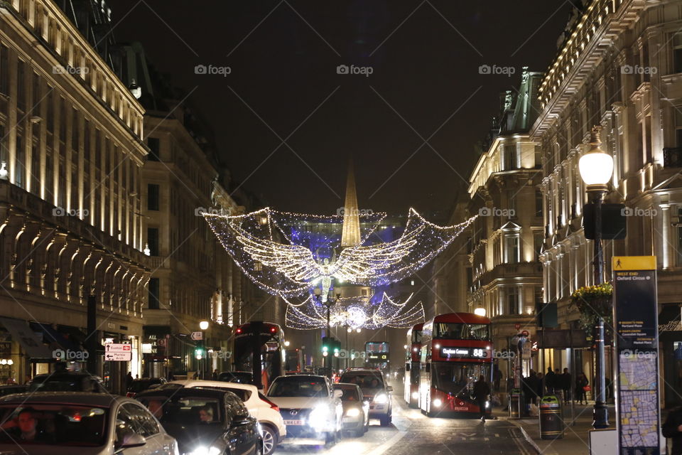 Lighting, London streets
