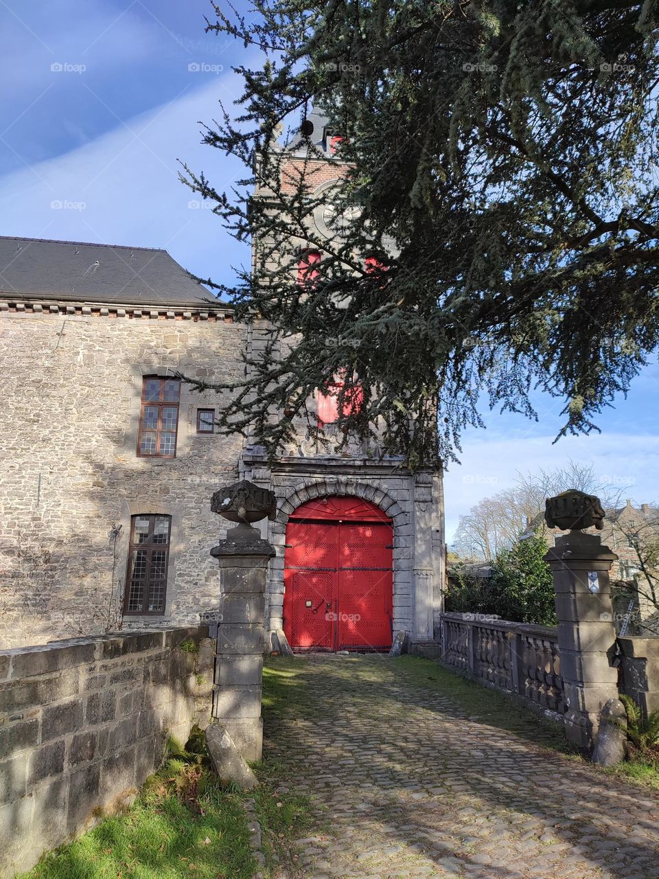 Visit of the Château fort d'Ecaussines, castle of Havré, Hainaut