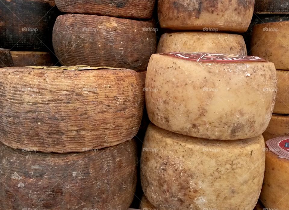 french cheese from a street market