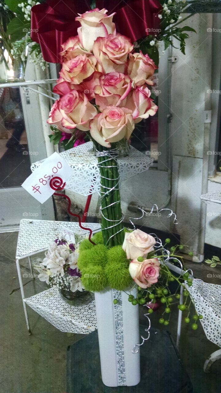 Flower, Bouquet, Decoration, Vase, Rose