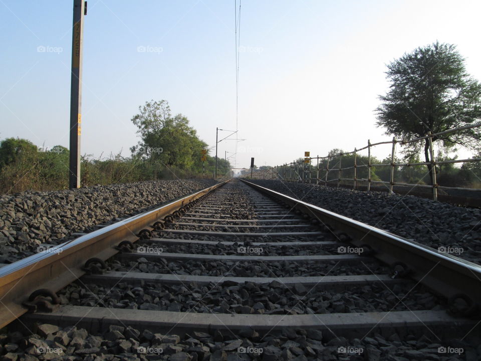 See as long as you can (parallel line also seems to meet but they don't)