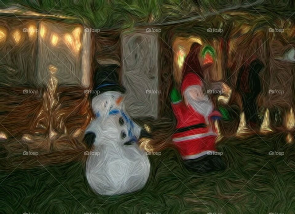 Abstract  Christmas Decoration