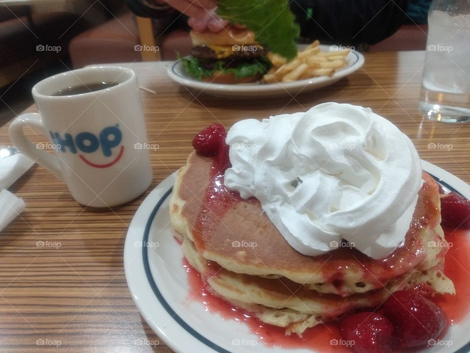 not exactly healthy but it's my birthday so there it's mmm good at ihop!