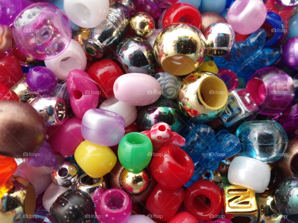 Colorful beads