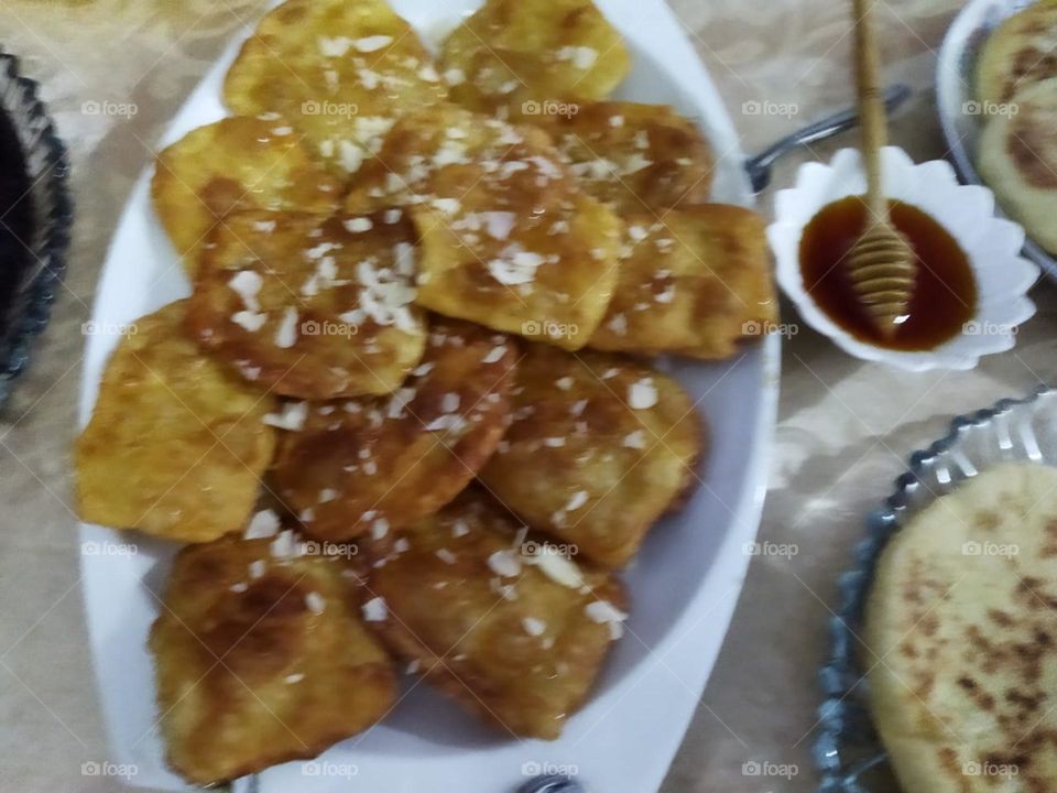 Moroccan food in Ramadan month.