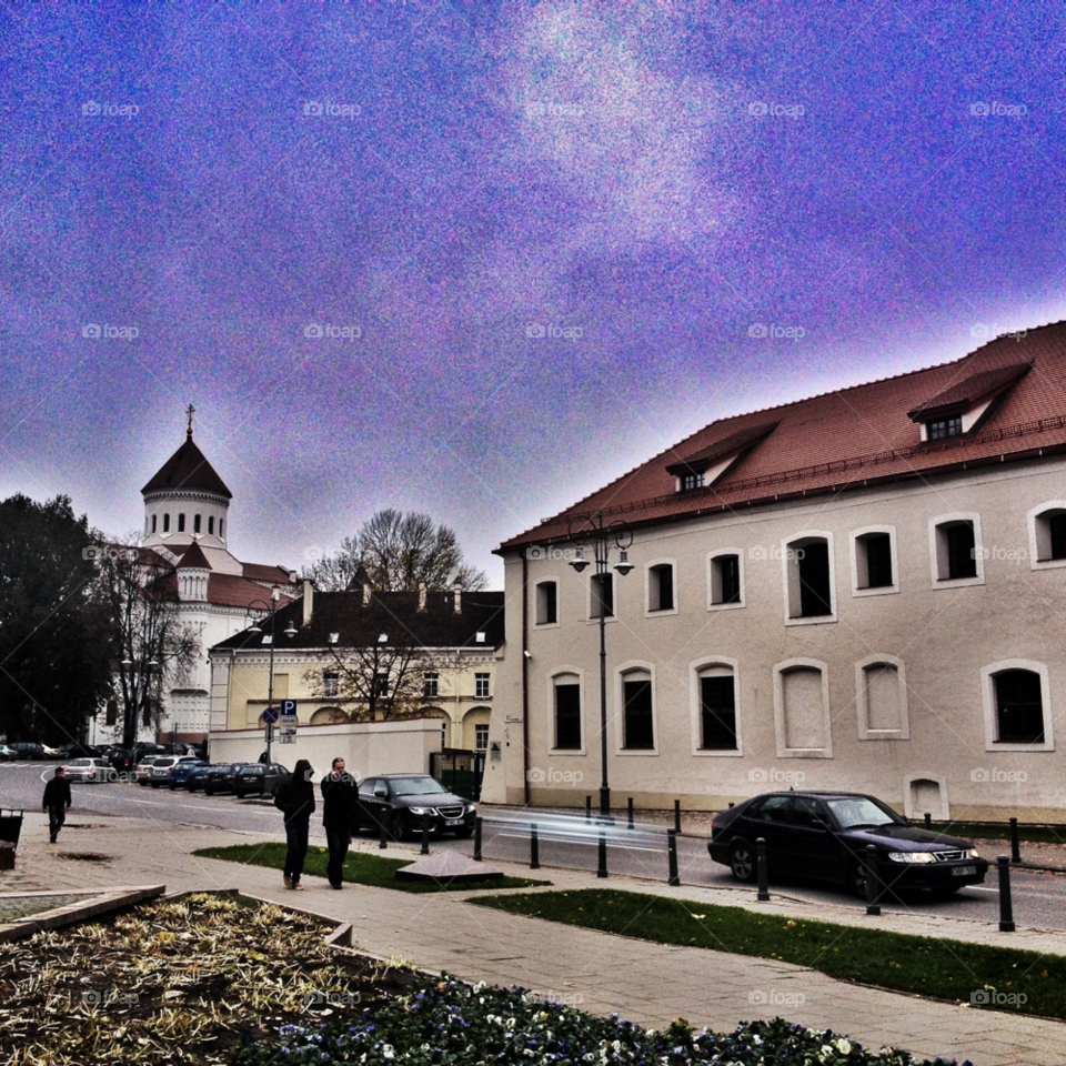 vilnius street people car by penguincody