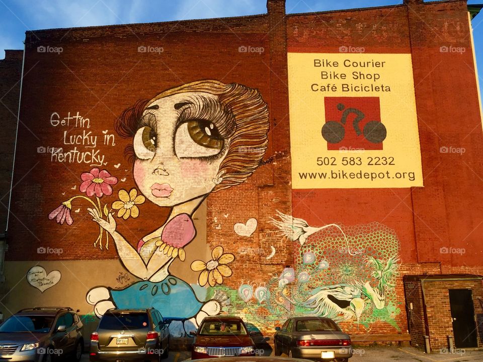 Cool building painted