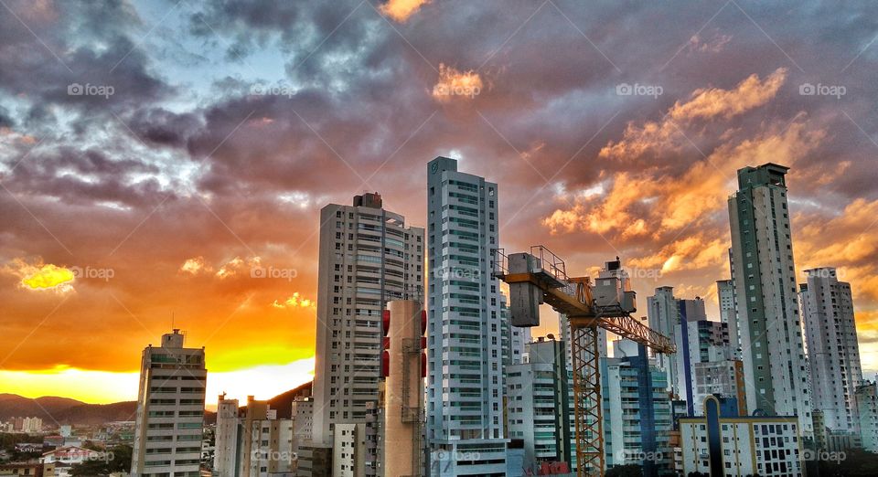 Buildings Sunset - Balneário Camboriú