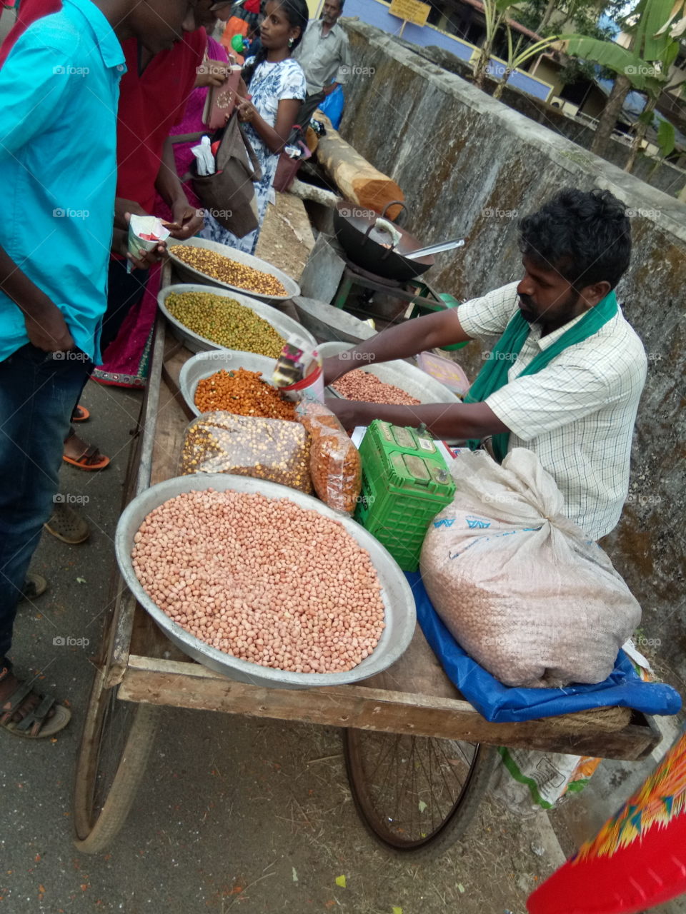 Peanut seller