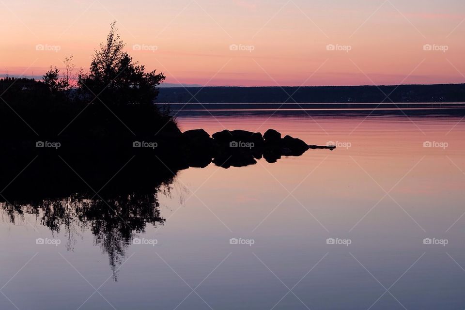 Sunset at The Big lake