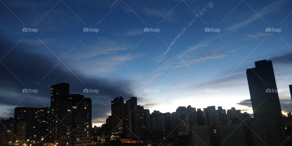 city night sky