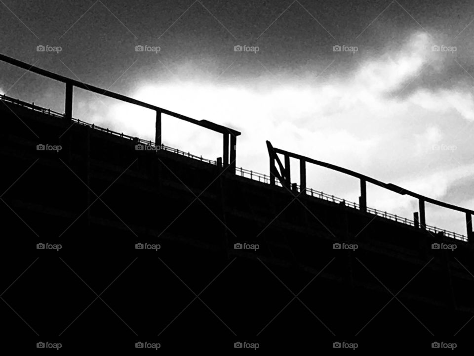 Heaven’s bridge in black and white 