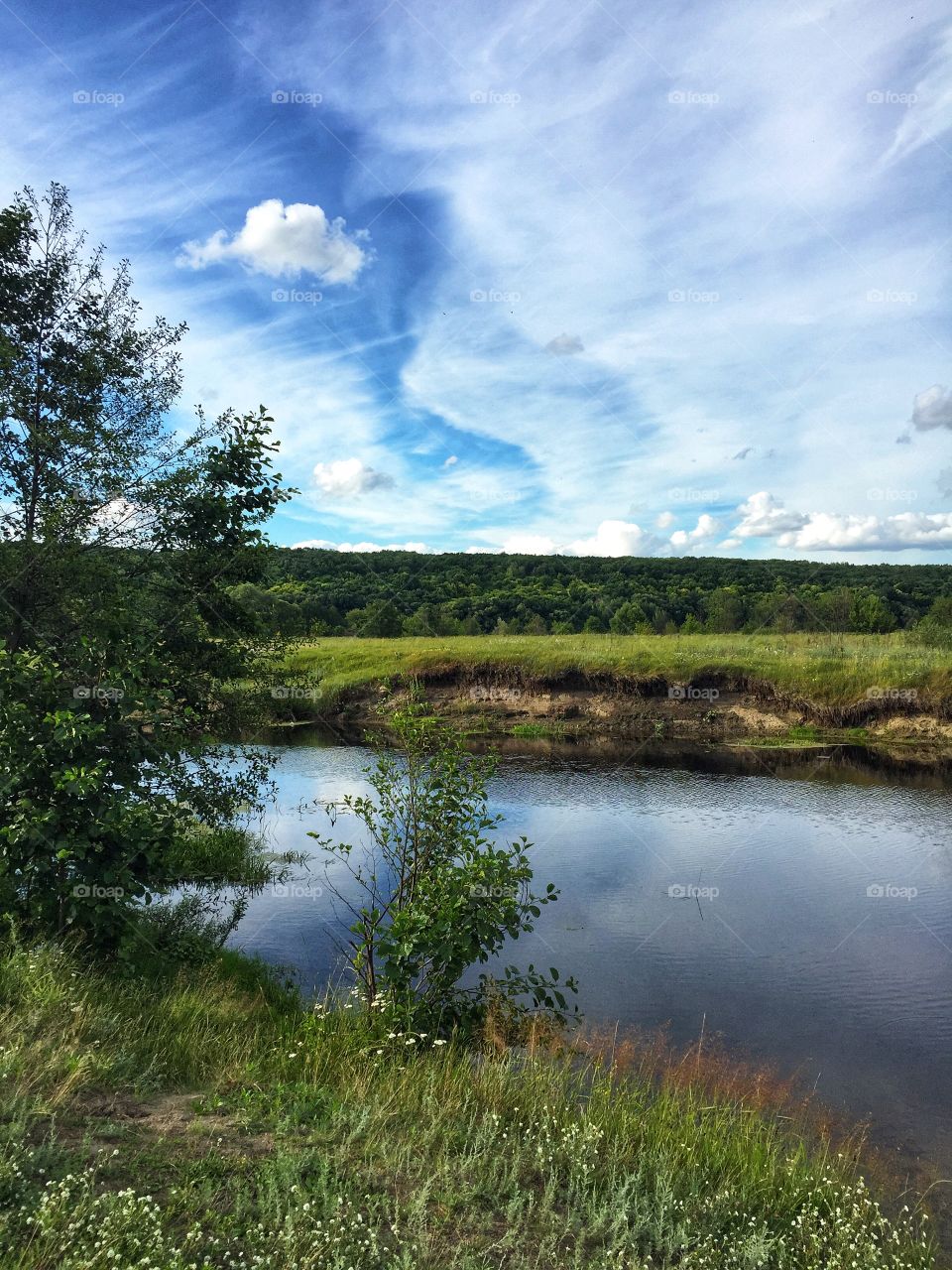 Amazing nature view. Beautiful sky