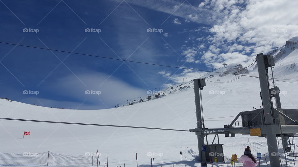 Mammoth Mountain ski lift