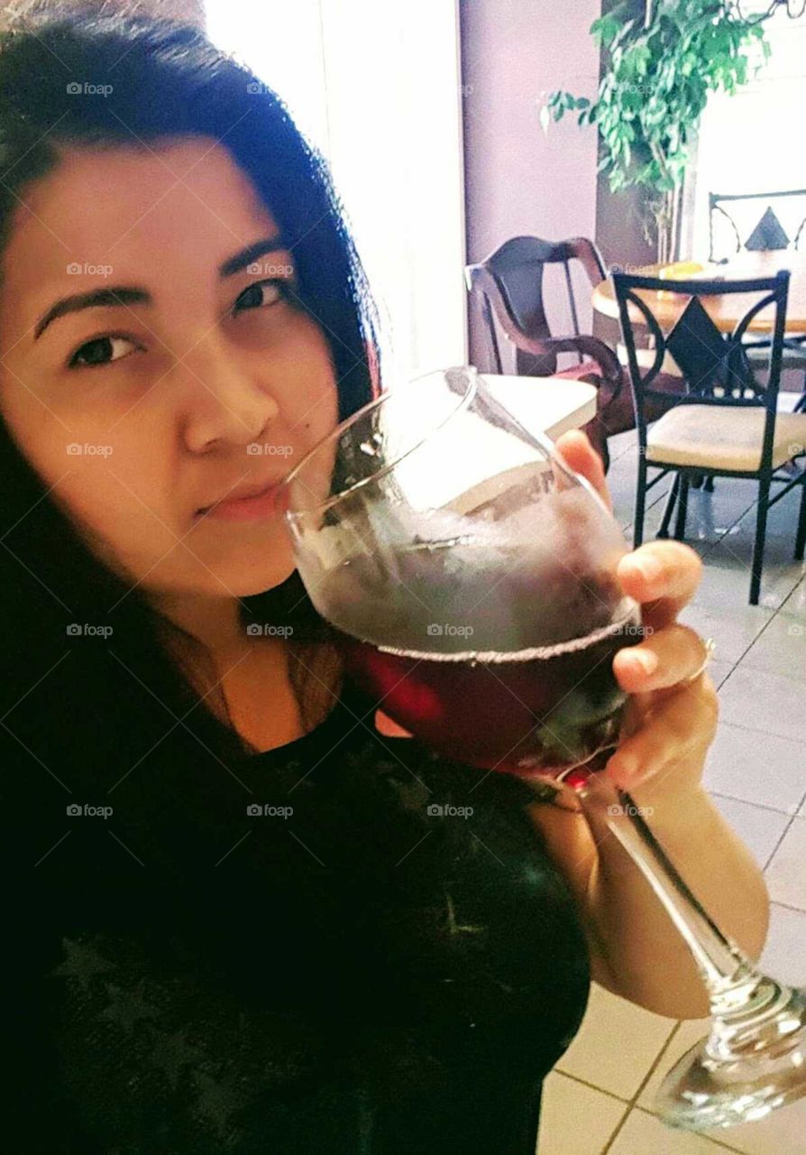 Glass of wine