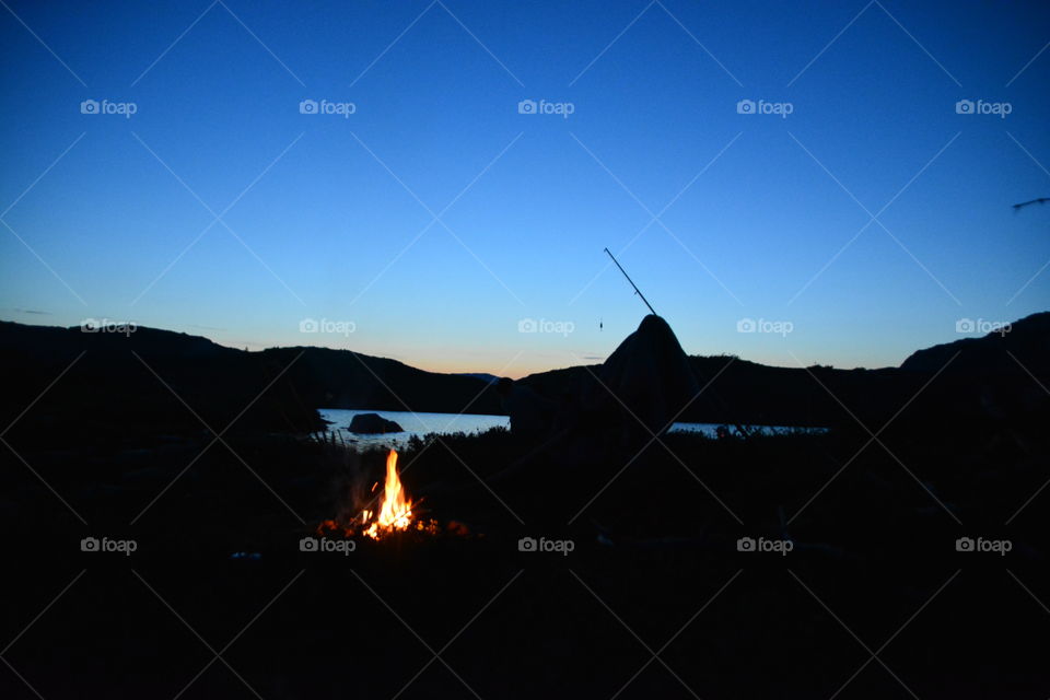 Wild Lifes. Fishing tour at the mountains in Norway.