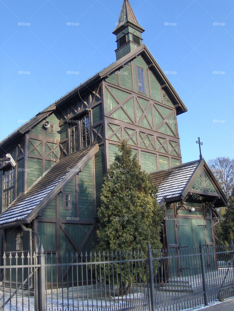 Entry to Warsaw Cemetery