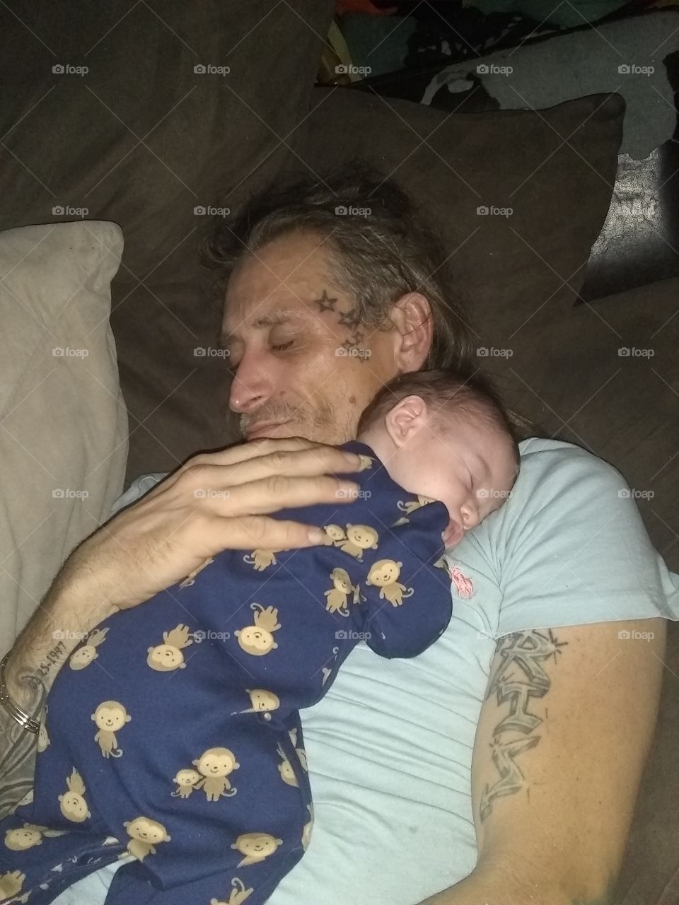 dad cuddle time