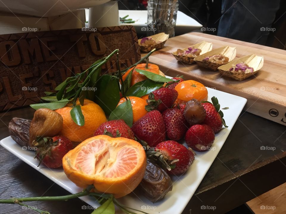 Catering fruit plate