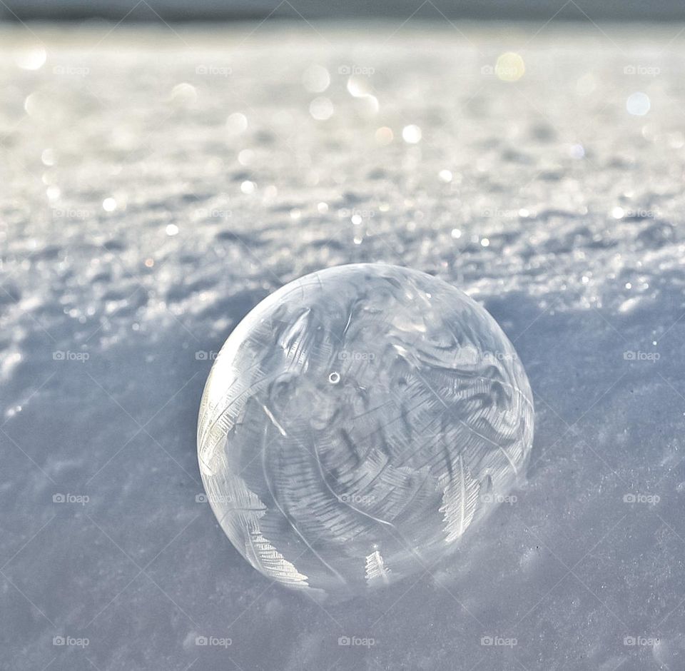 Frozen bubble