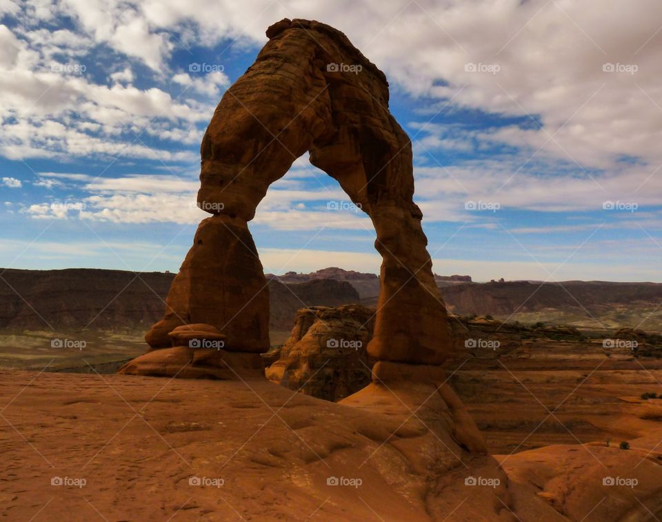 The Delicate arch at Morning