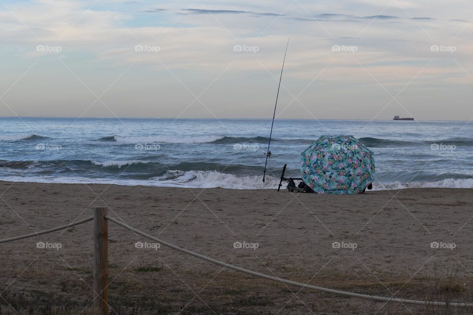 Sunset view from the beach