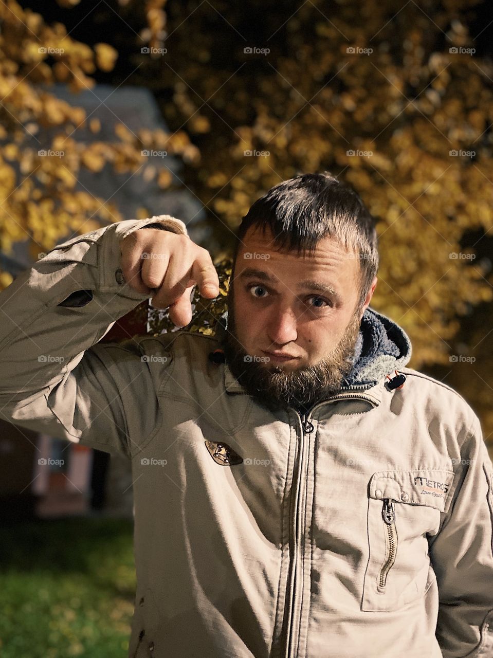 Beard man portrait