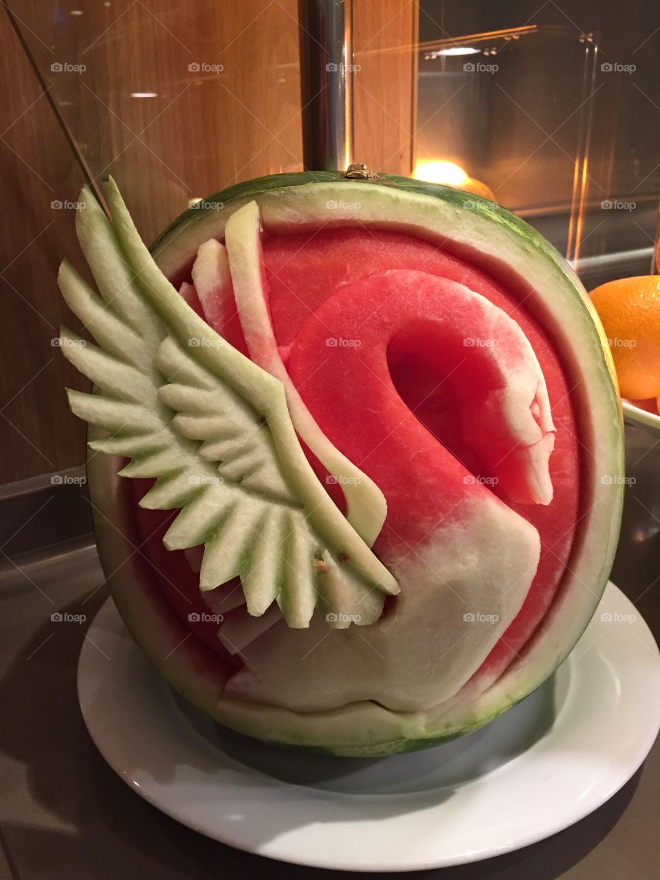 Watermelon carving