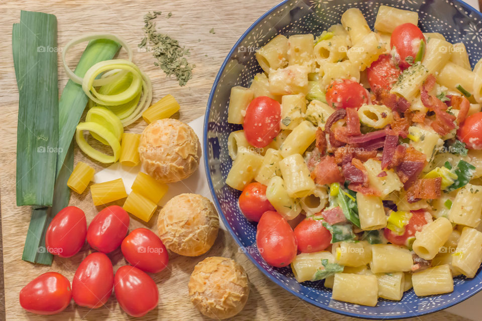 Pasta with vegetables