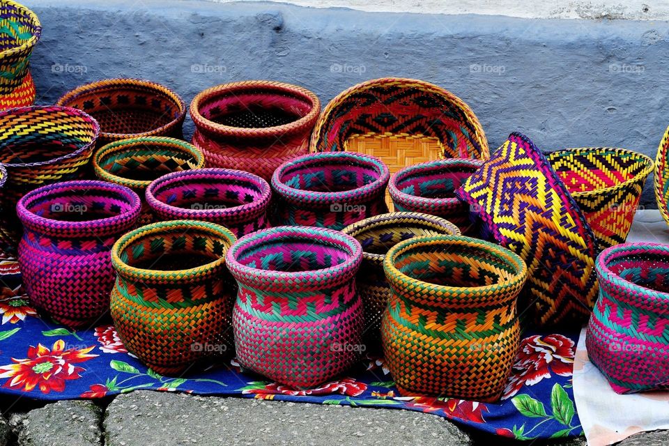 Crafts made by Brazilian Indians