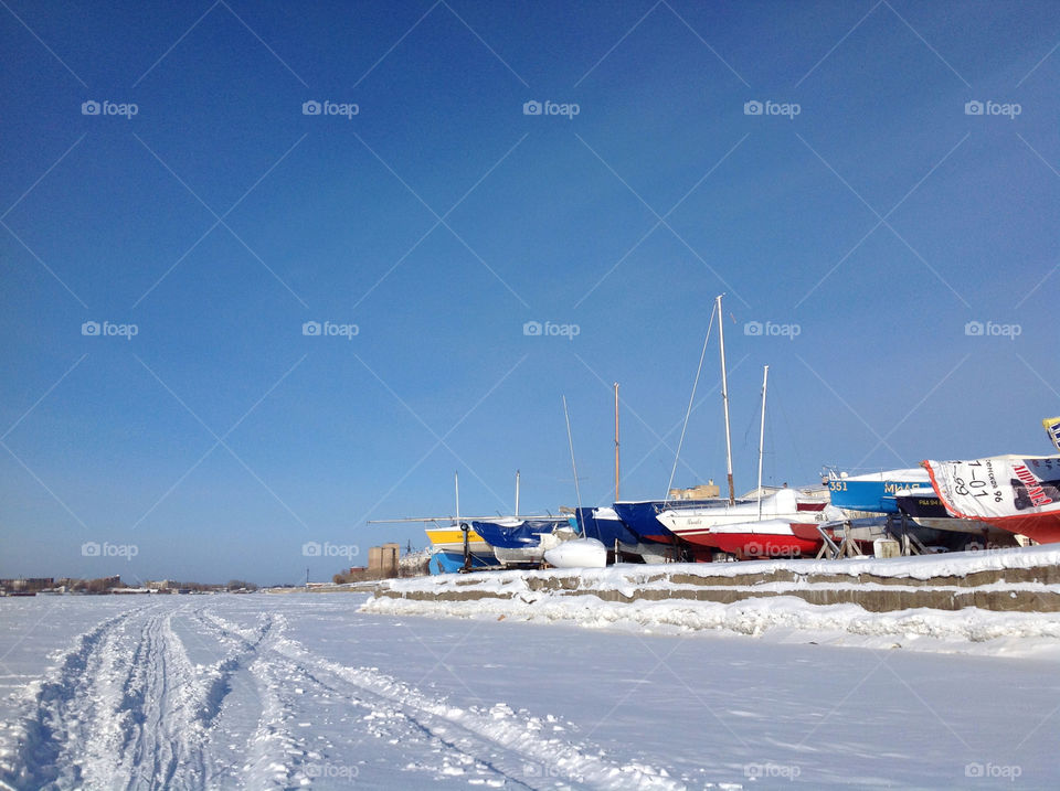 snow winter river russia by aisti