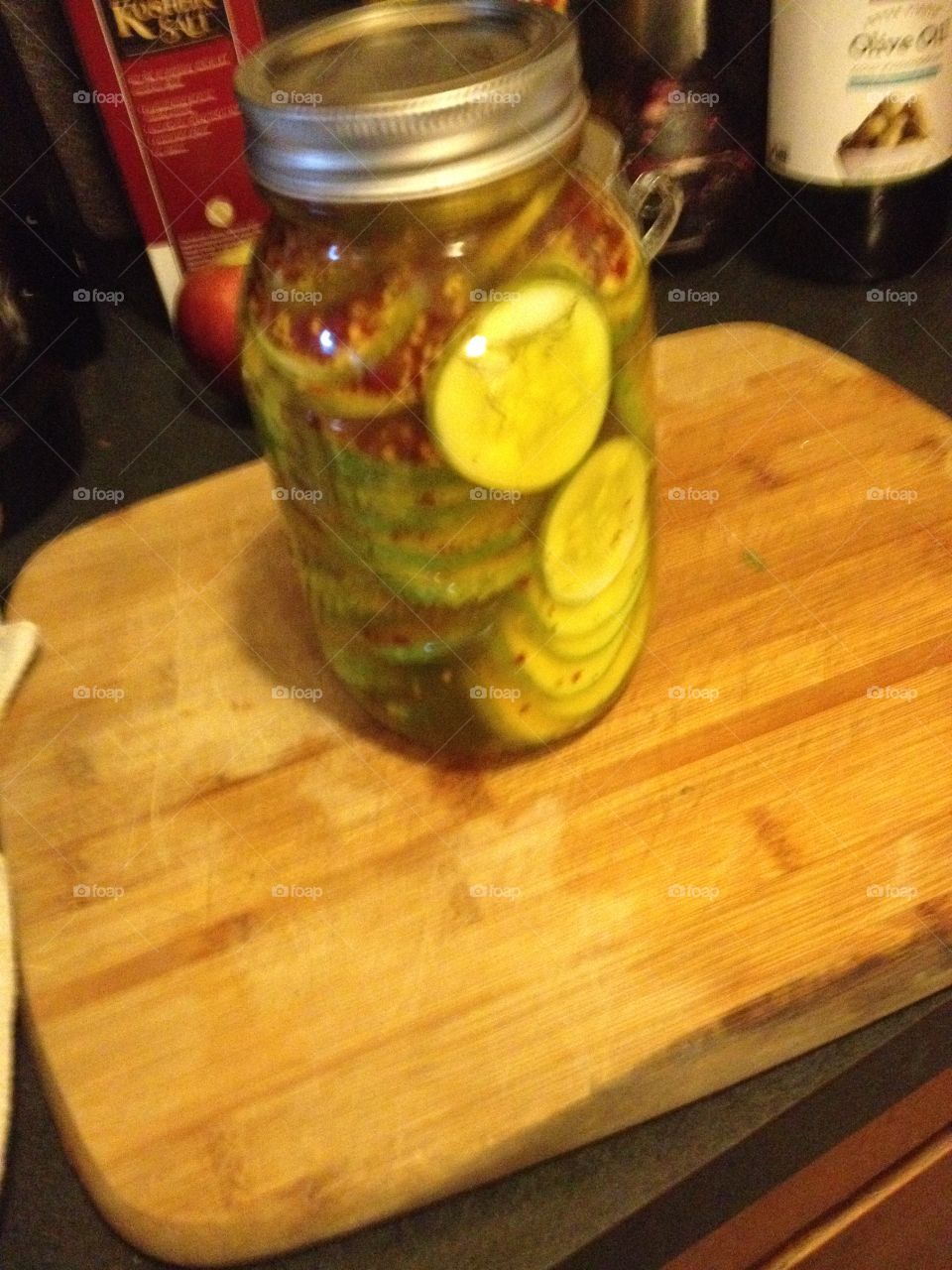 Homemade pickles 
