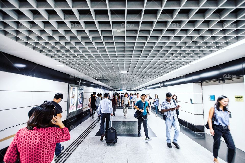 Singapore Subway Terminal