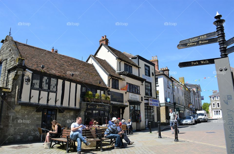 Town Square, Shaftesbury, England