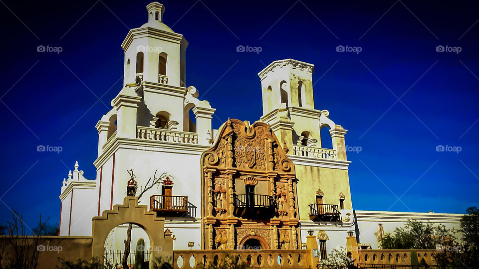 Mission San Xavier Del Bac. Trip to Tucson Arizona for Dia De Los Muertos