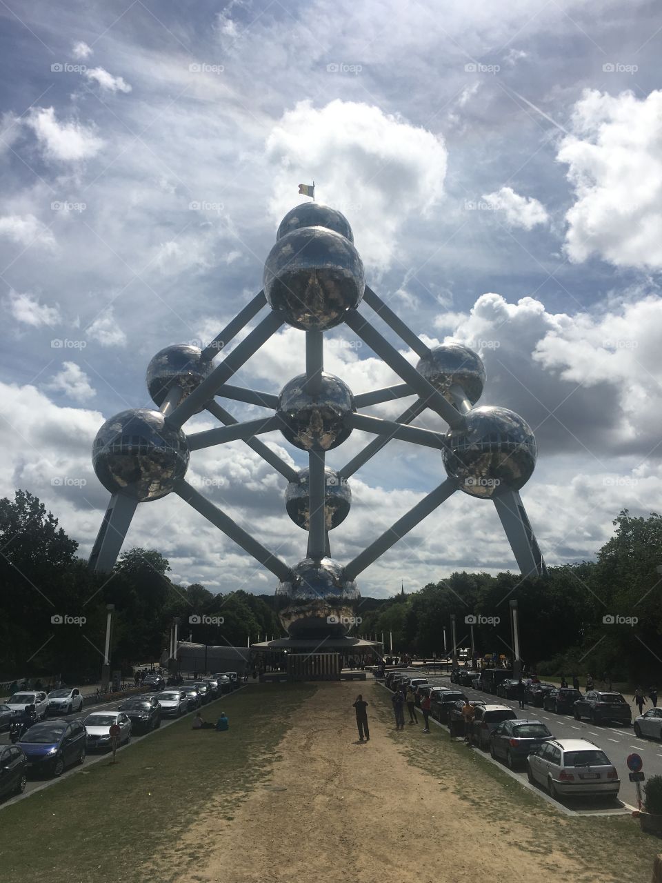 Atomium in Brussels Belgium 